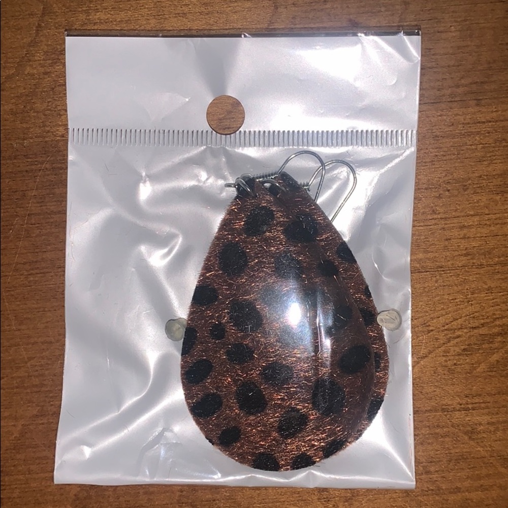 Cheetah earrings